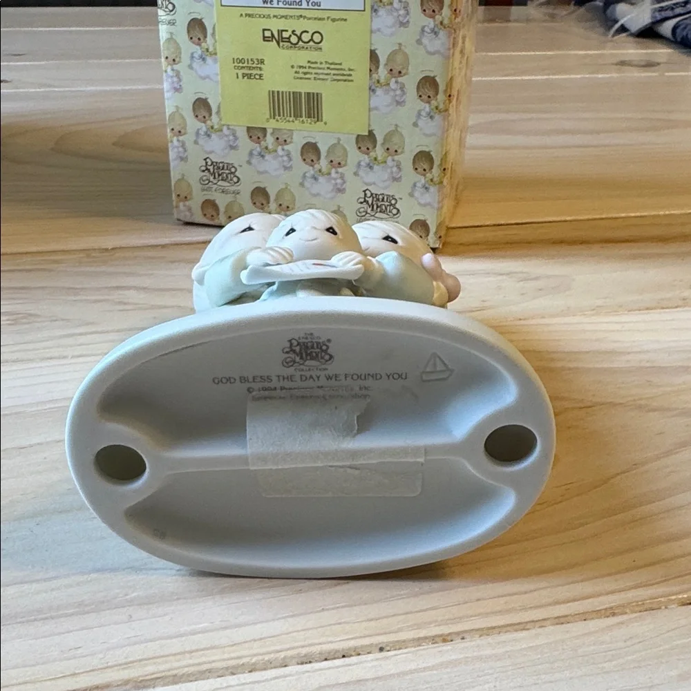 Precious Moments Porcelain Figurine “God Bless The Day We Found You”